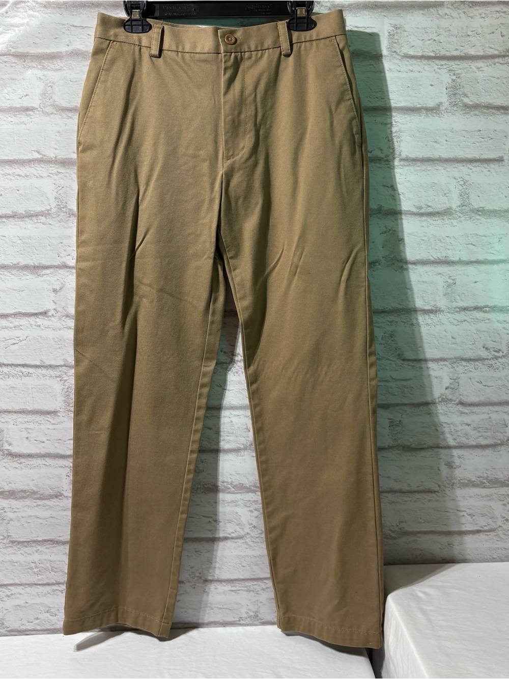 Izod Men's Tan Chino Pants - Straight Leg